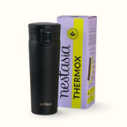 Thermox Insulated Vacuum Travel Flask Black Noir 475ml Nestasia