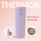 Thermox Insulated Vacuum Travel Flask Periwinkle 475ml Nestasia
