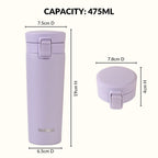 Thermox Insulated Vacuum Travel Flask Periwinkle 475ml Nestasia