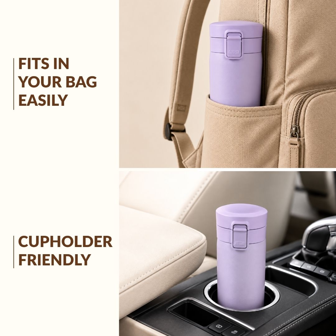 Thermox Insulated Vacuum Travel Flask Periwinkle 475ml Nestasia