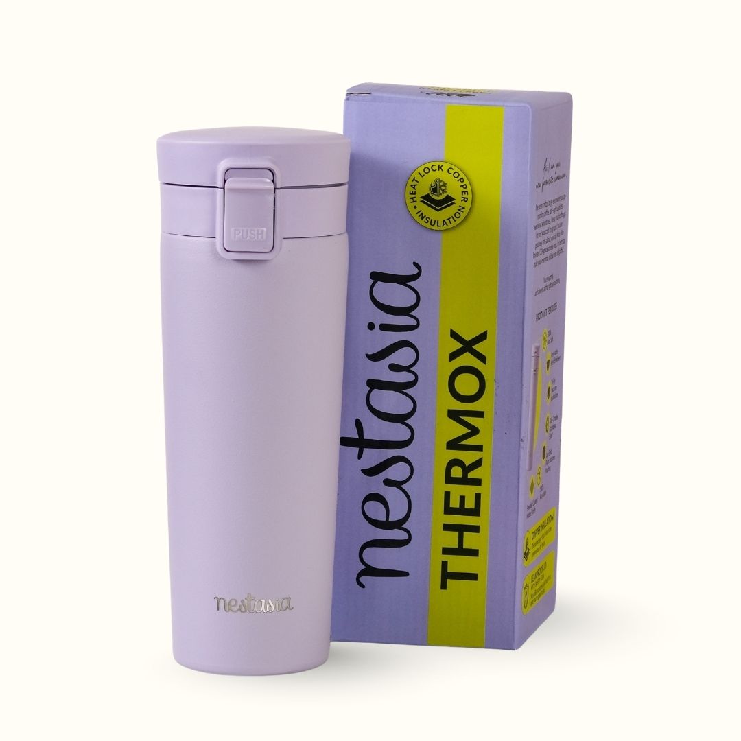 Thermox Insulated Vacuum Travel Flask Periwinkle 475ml Nestasia