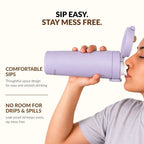 Thermox Insulated Vacuum Travel Flask Periwinkle 475ml Nestasia