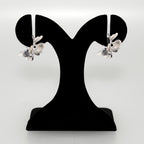 Clover Hoops Silver Nestasia