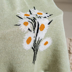 Daisy Delight Pure Cotton Throw Blanket Nestasia