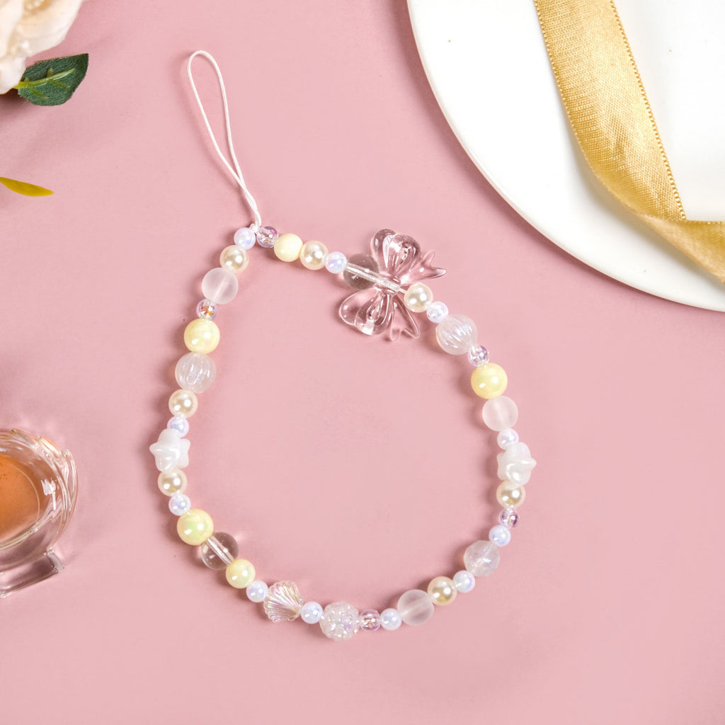 Bow And Beads Cute Phone Charm Nestasia