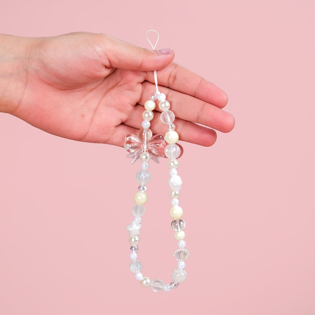 Bow And Beads Cute Phone Charm Nestasia