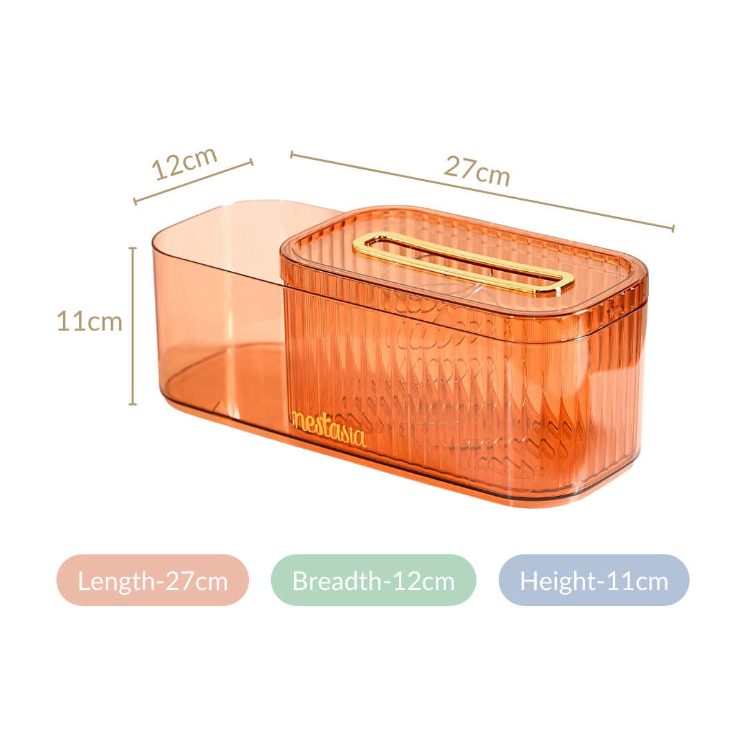 Tissue Paper Holder With Organizer Amber Nestasia