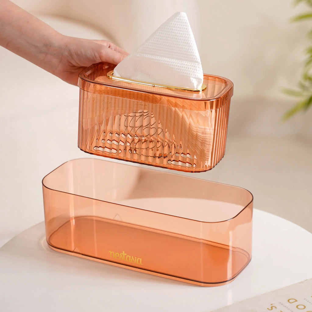 Tissue Paper Holder With Organizer Amber Nestasia