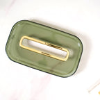 Tissue Box Holder With Storage Organizer Green Nestasia