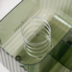 Tissue Storage Box With Organiser Green Nestasia