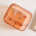 Multipurpose Tissue Paper Box With Compartments Amber Nestasia