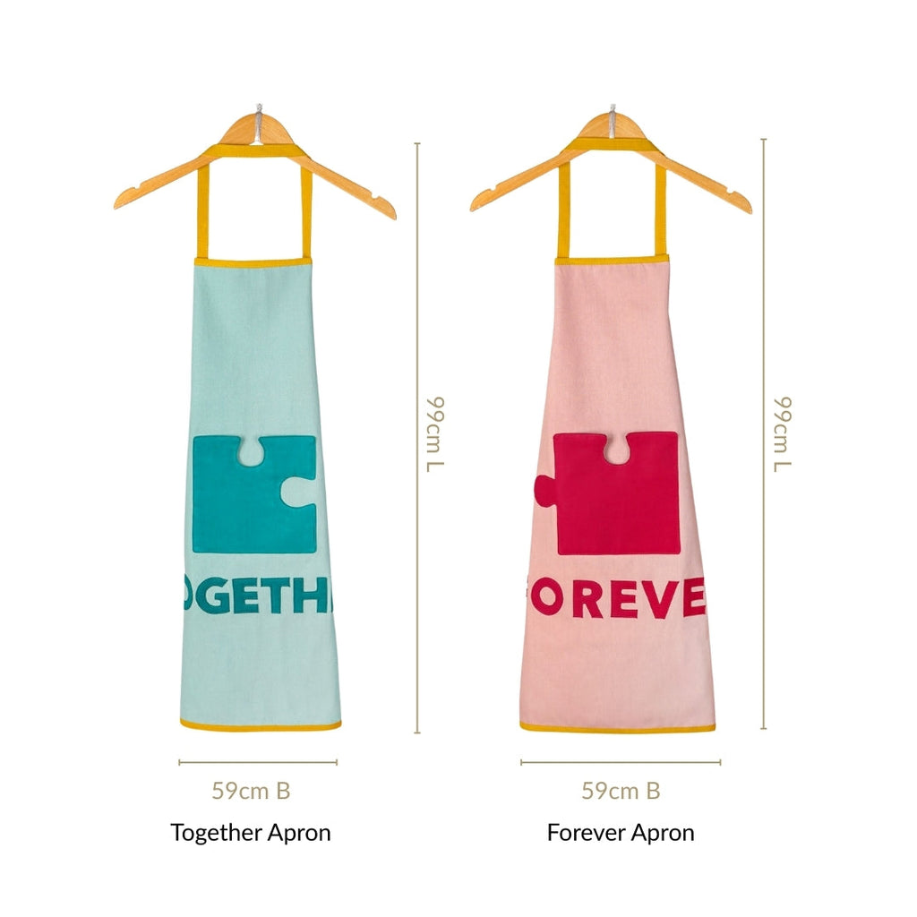 Together Forever Couple Apron Set Nestasia
