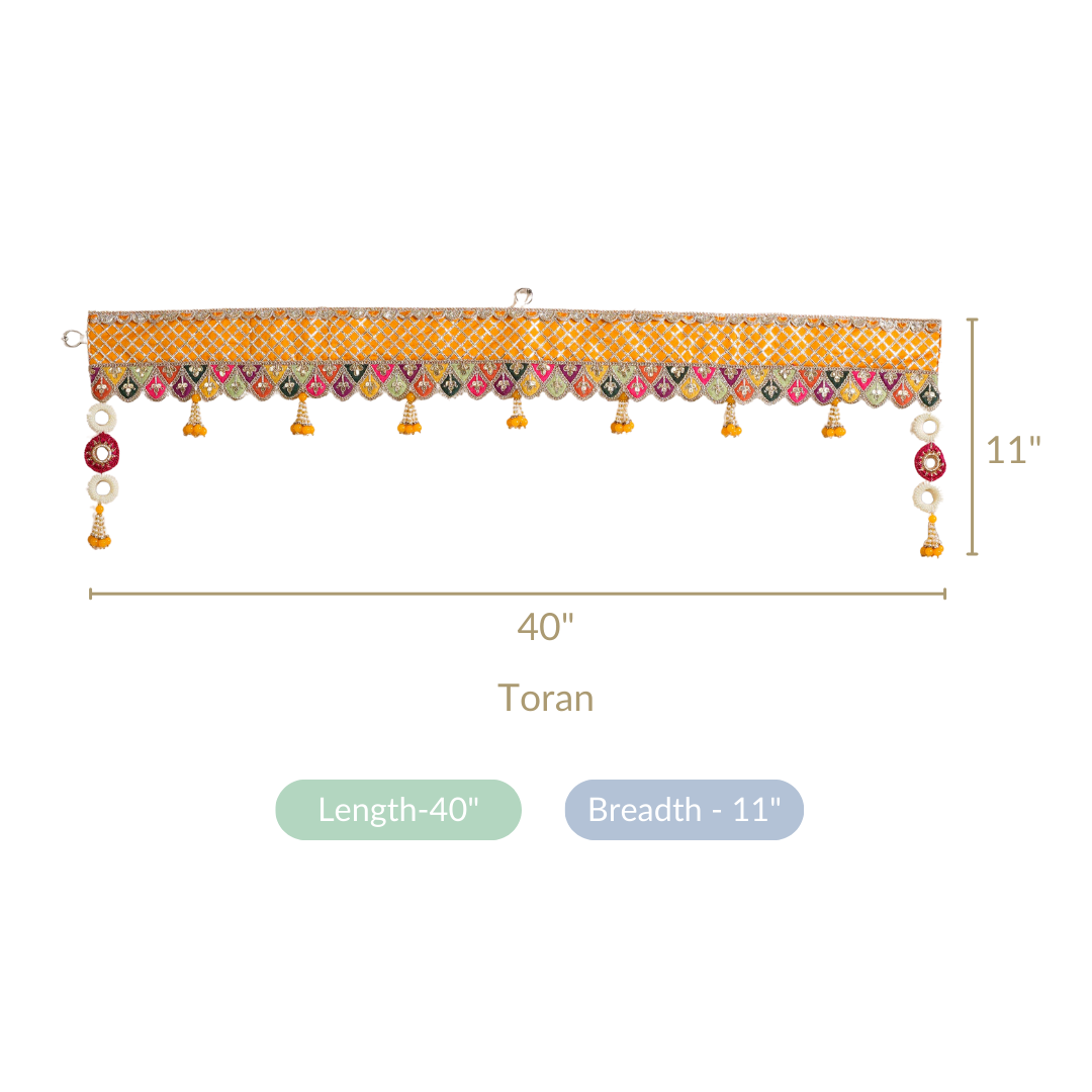Toran For Door Multicolour Nestasia