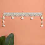 Toran With Mirrorwork White Nestasia