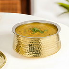 Pure Brass Handi Cooking Pot With Lid 3000ml Nestasia