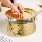 Pure Brass Handi Cooking Pot With Lid 3000ml Nestasia