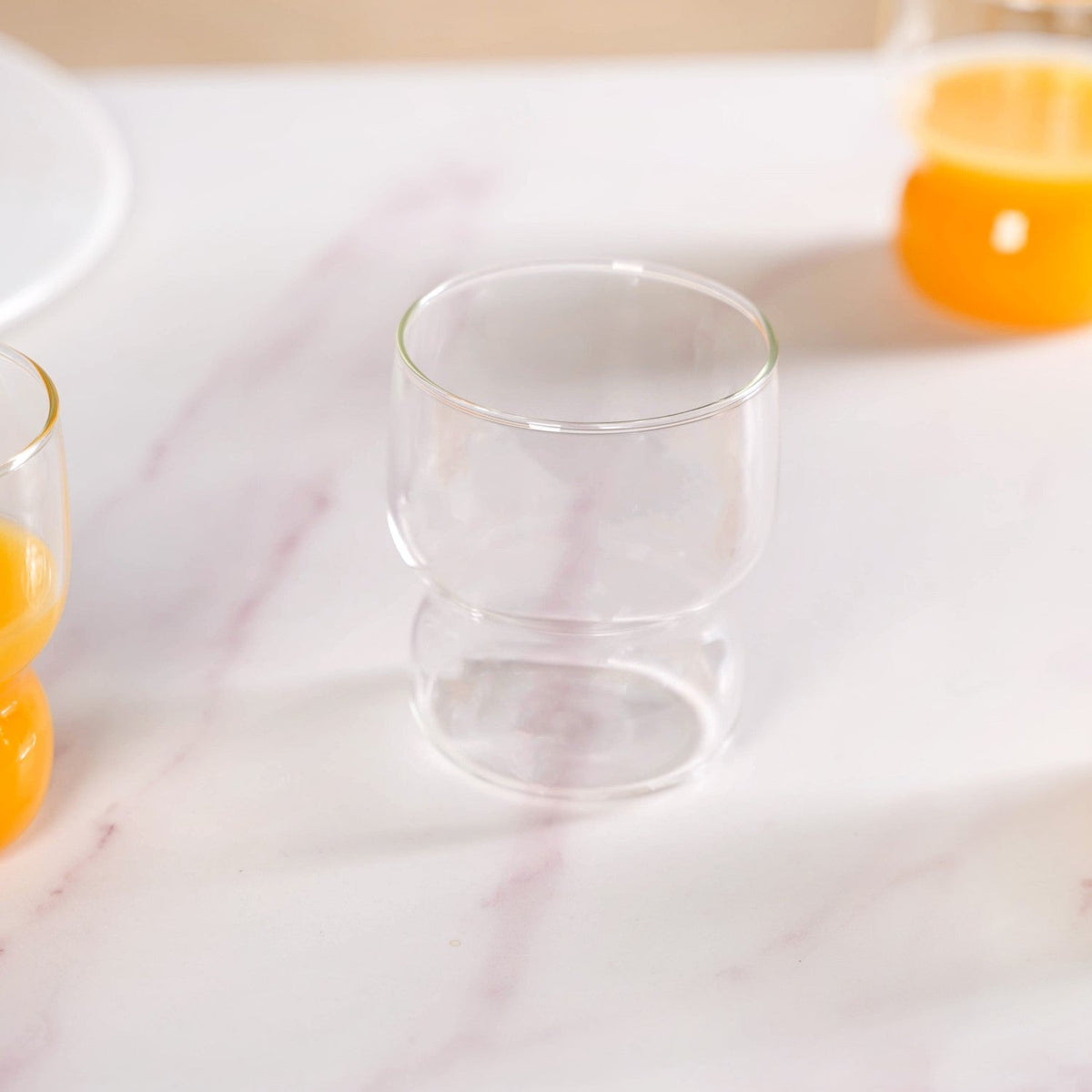 Transparent Borosilicate Glass Tumbler Set Of 4 310ml Nestasia