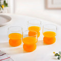 Transparent Borosilicate Glass Tumbler Set Of 4 310ml Nestasia