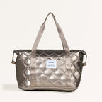 Movo Expandable Bag With Detachable Wheels Metallic Brown Nestasia