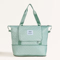 Montara Expandable Foldable Luxe Travel Bag Mint Nestasia