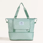 Montara Expandable Foldable Luxe Travel Bag Mint Nestasia