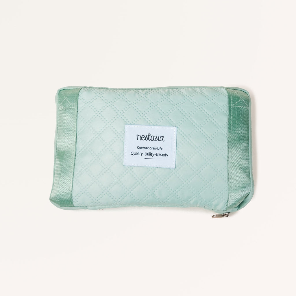 Montara Expandable Foldable Luxe Travel Bag Mint Nestasia