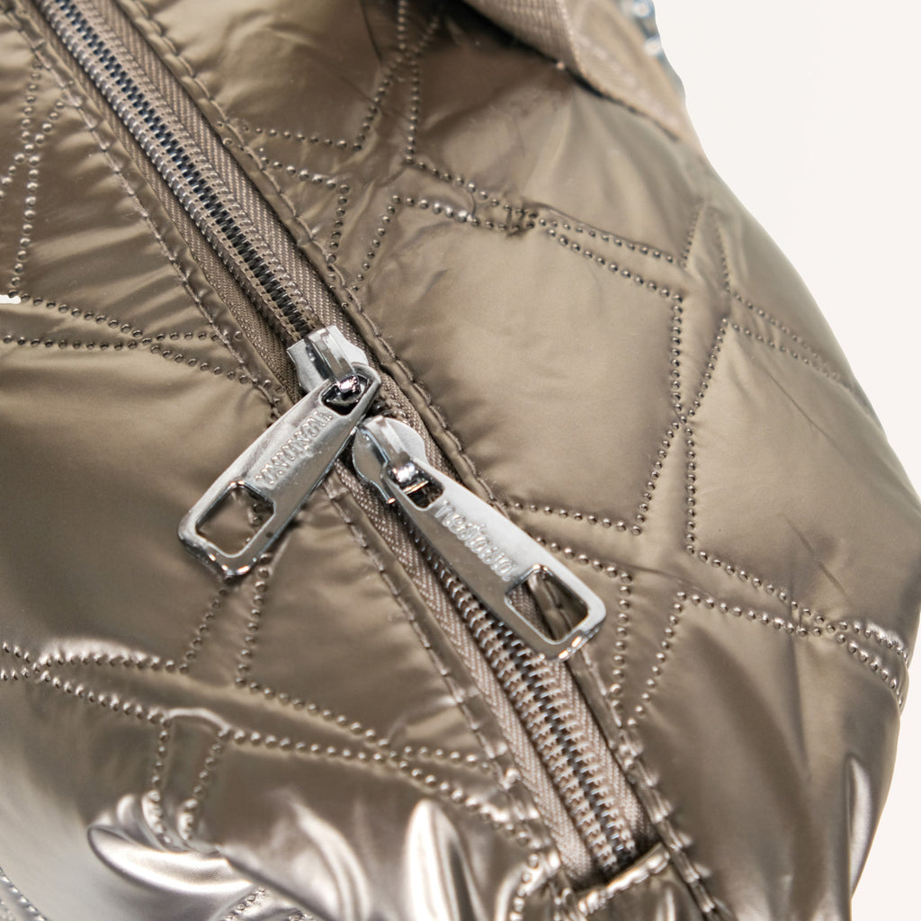 Movo Expandable Bag With Detachable Wheels Metallic Brown Nestasia