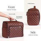 Brown Carry On Travel Bag Nestasia