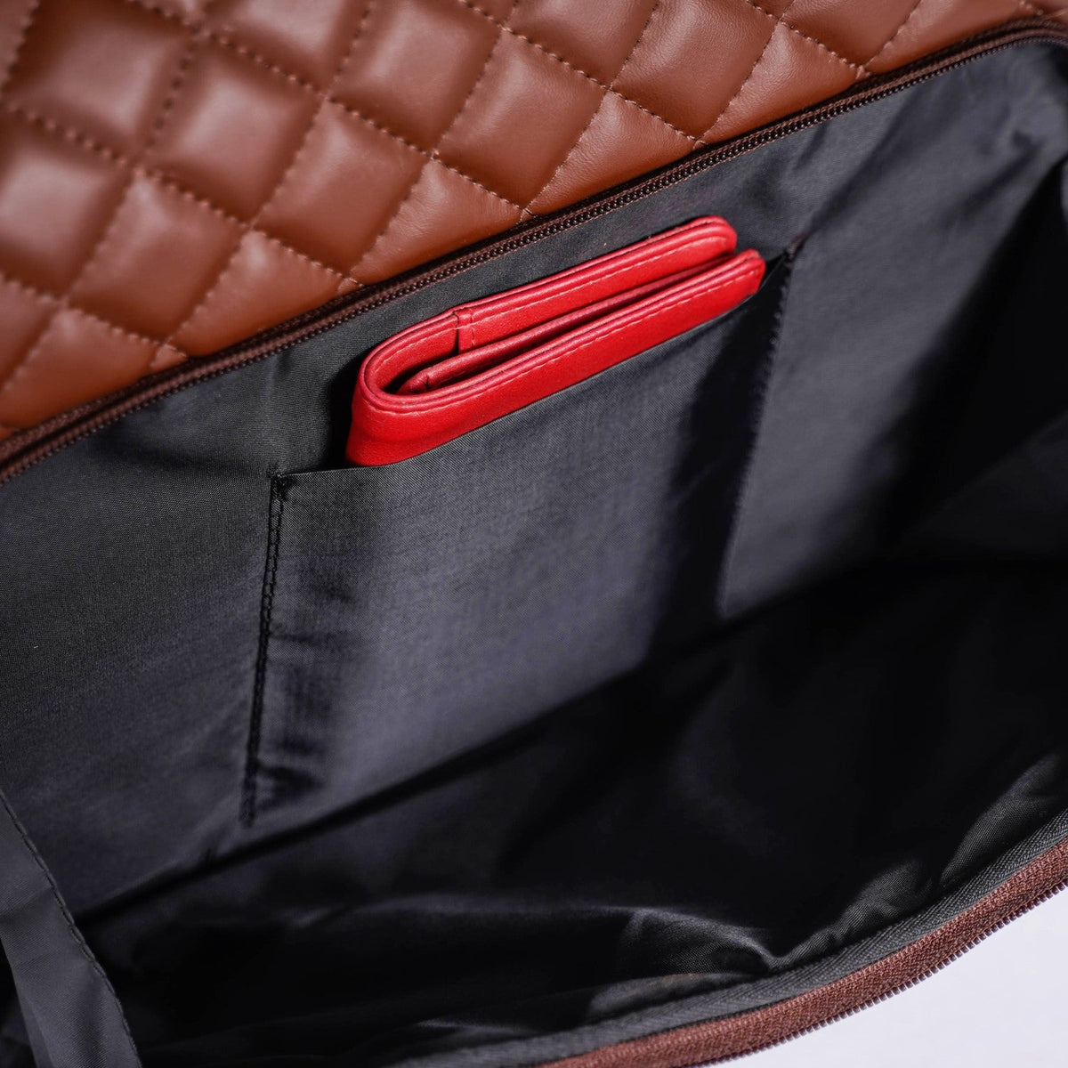 Brown Carry On Travel Bag Nestasia