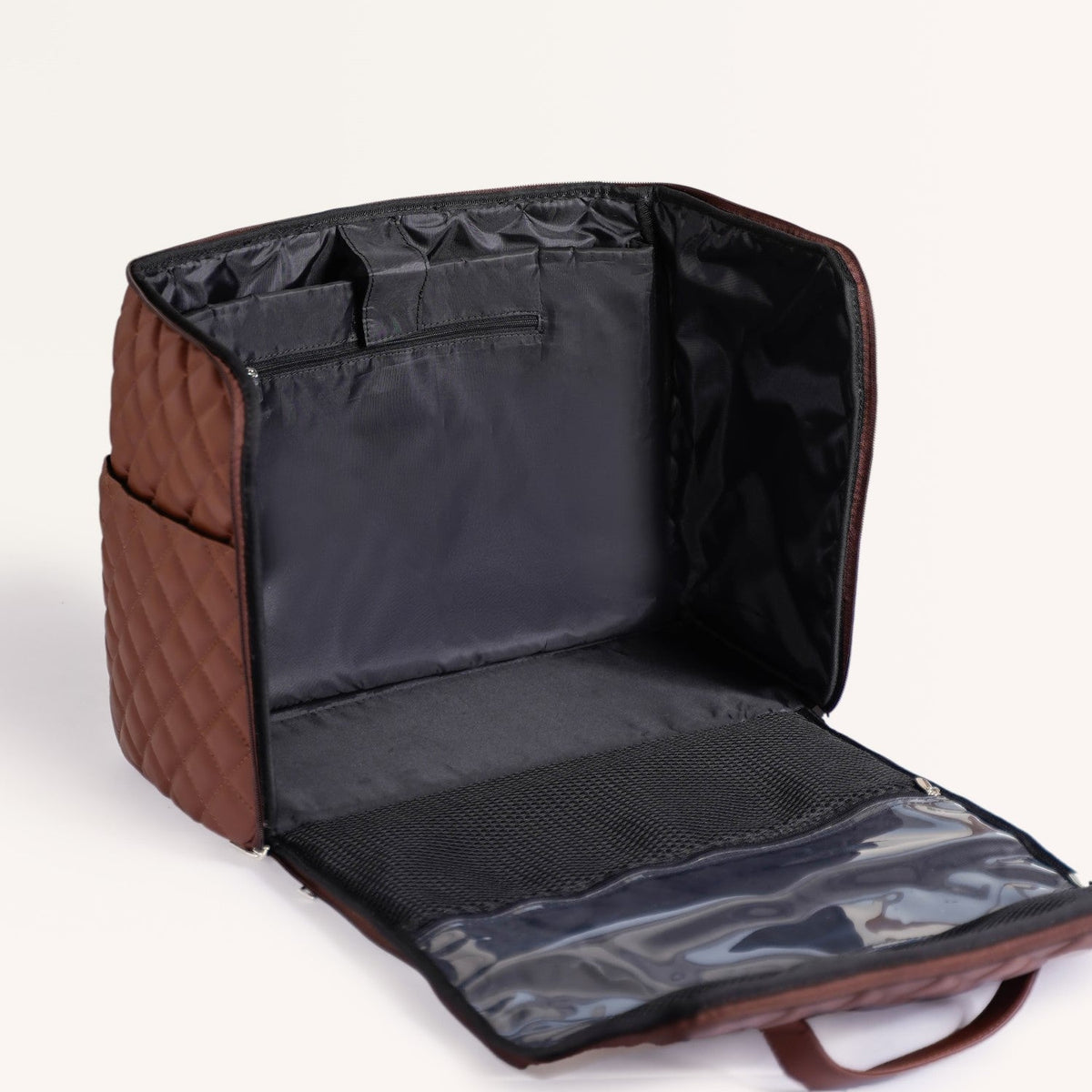 Brown Carry On Travel Bag Nestasia