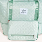 Montara Expandable Foldable Luxe Travel Bag Mint Nestasia
