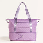 Montara Waterproof Over Night Bag Foldable Expandable Violet Nestasia