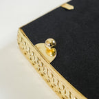 Luxury Mirror Tray Gold Set Of 3 Nestasia