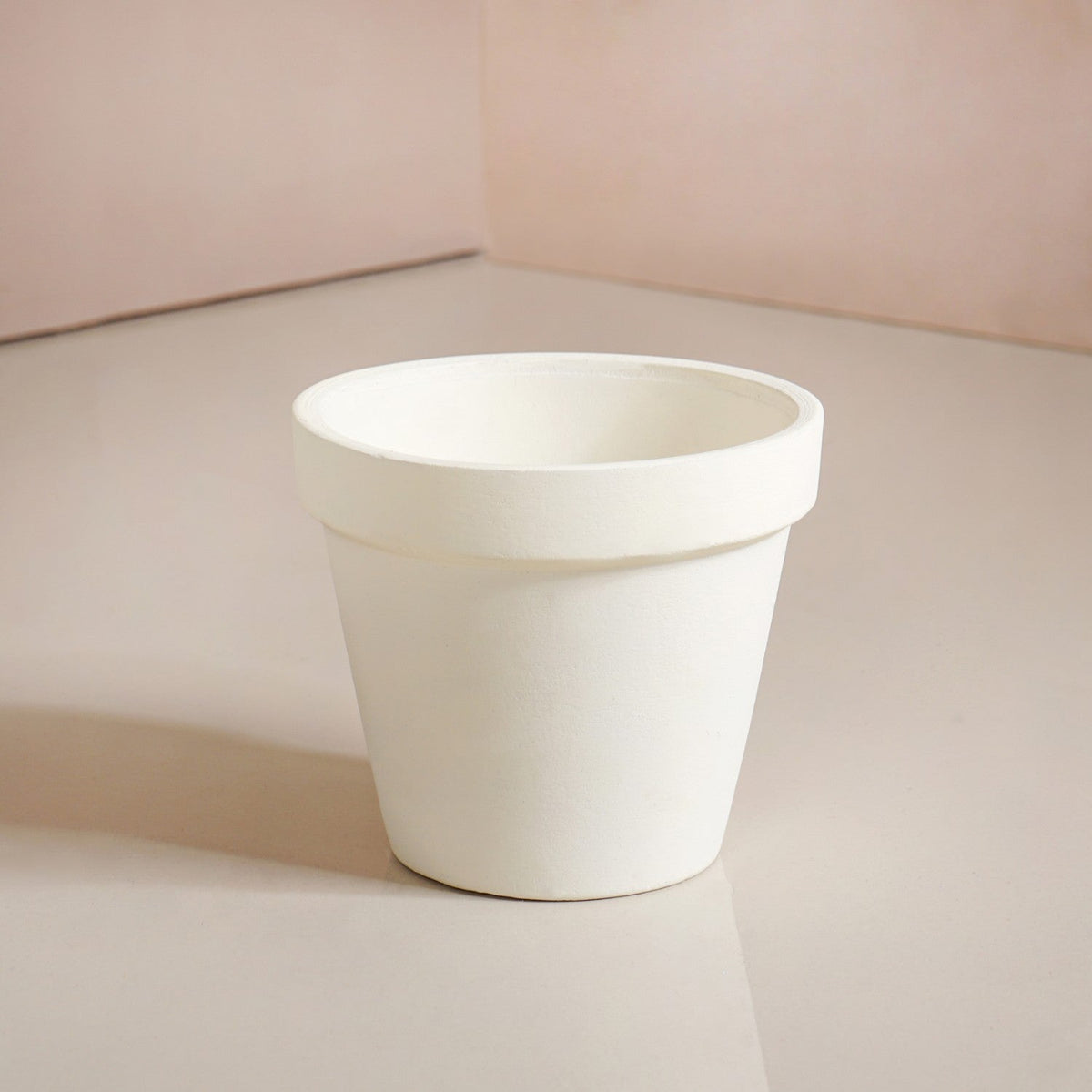 TerraTier Gold Stand With Three White Planters Off White Nestasia