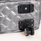 Movo Expandable Travel Bag With Removable Wheels Silver Nestasia