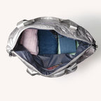 Movo Expandable Travel Bag With Removable Wheels Silver Nestasia