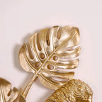 Tropical Parrot Wall Decor Gold Nestasia