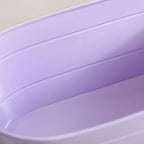 Trough Lined Lavender Oval Plant Holder Set Of 2 Nestasia