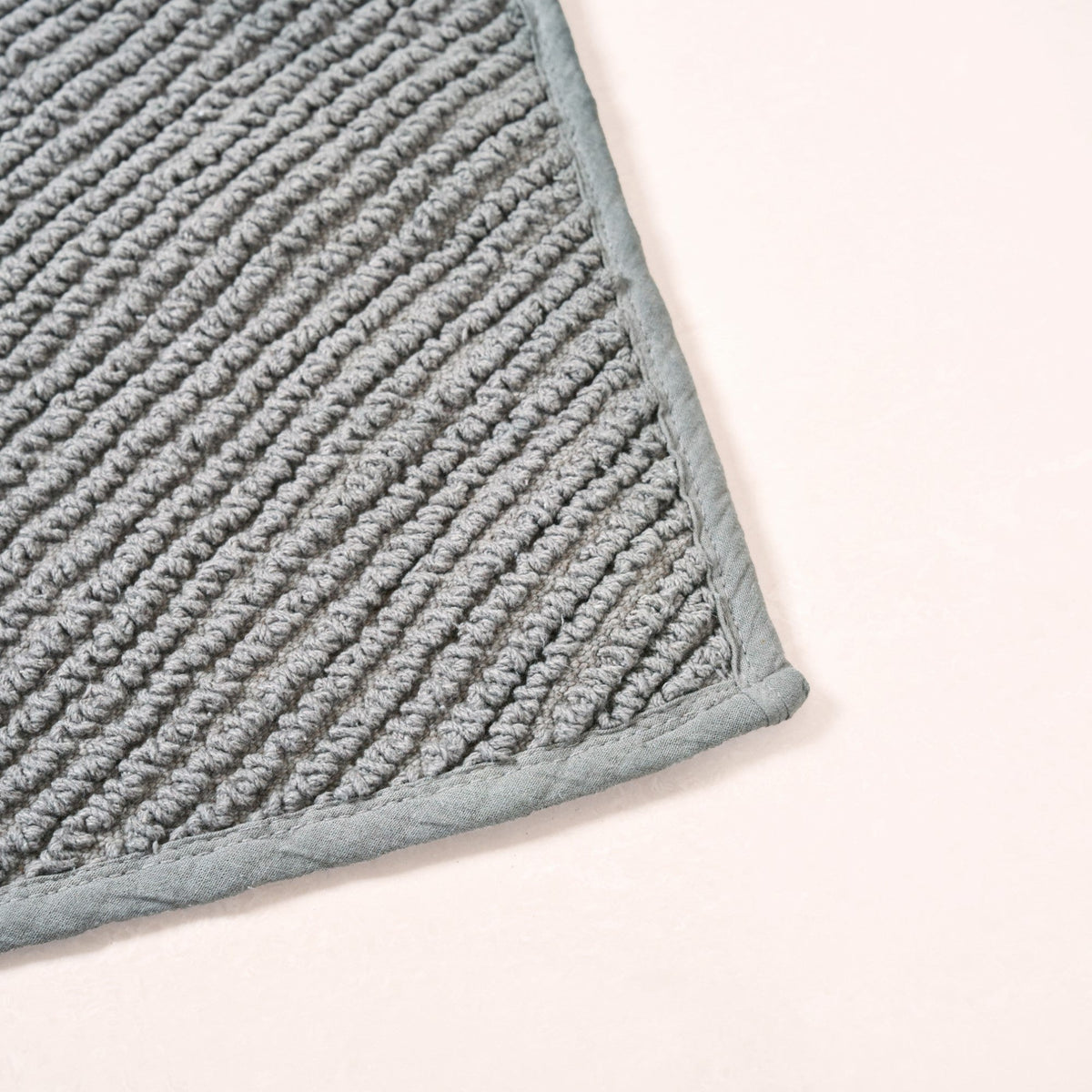 Tufted Cotton Reversible Muted Tones Floor Mat Duo 60x40cm Nestasia