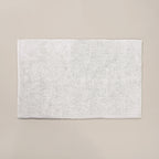 Tufted Cotton Reversible Floor Mat Light Grey 84x50cm Nestasia