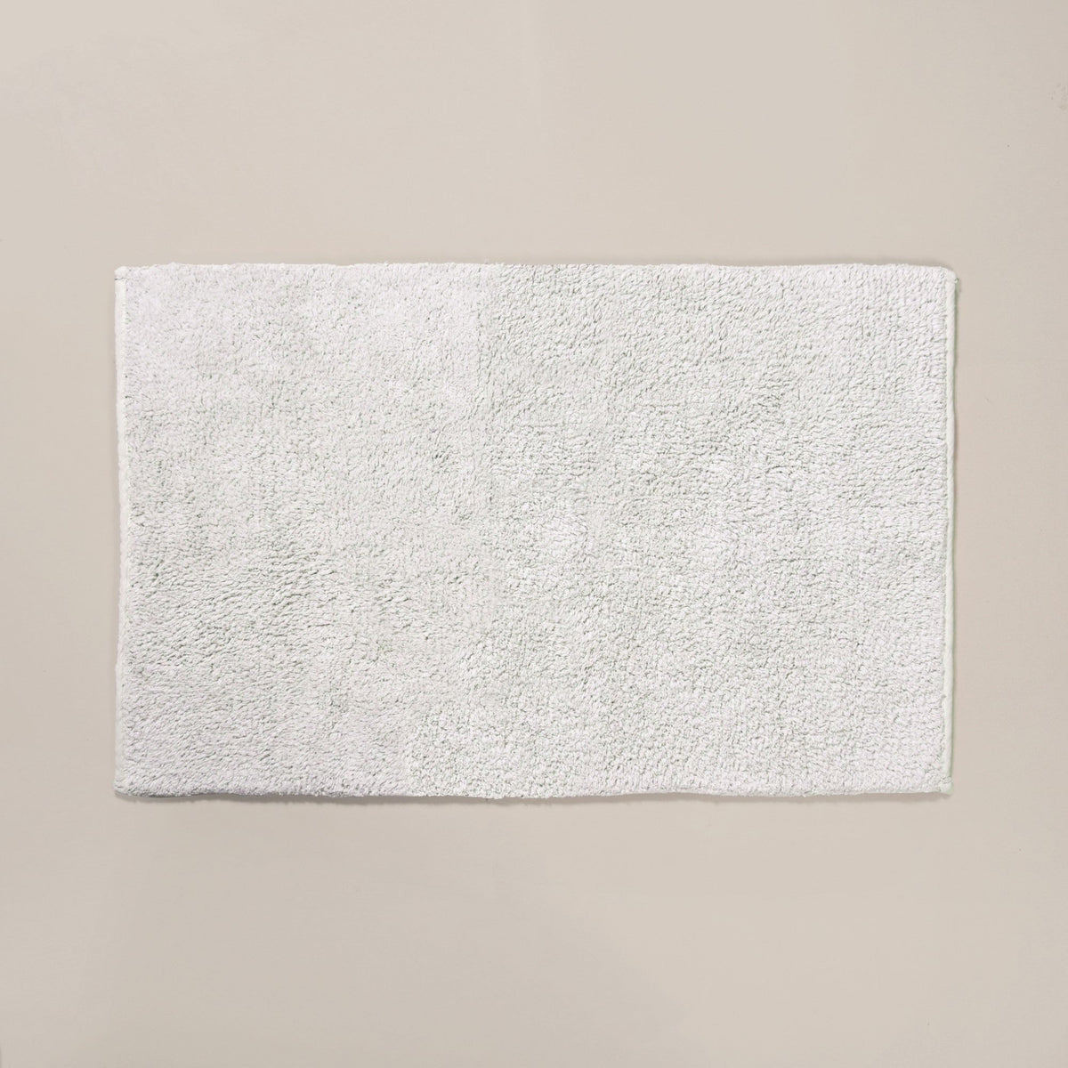 Tufted Cotton Reversible Floor Mat Light Grey 84x50cm Nestasia