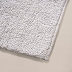 Tufted Cotton Reversible Floor Mat Light Grey 84x50cm Nestasia