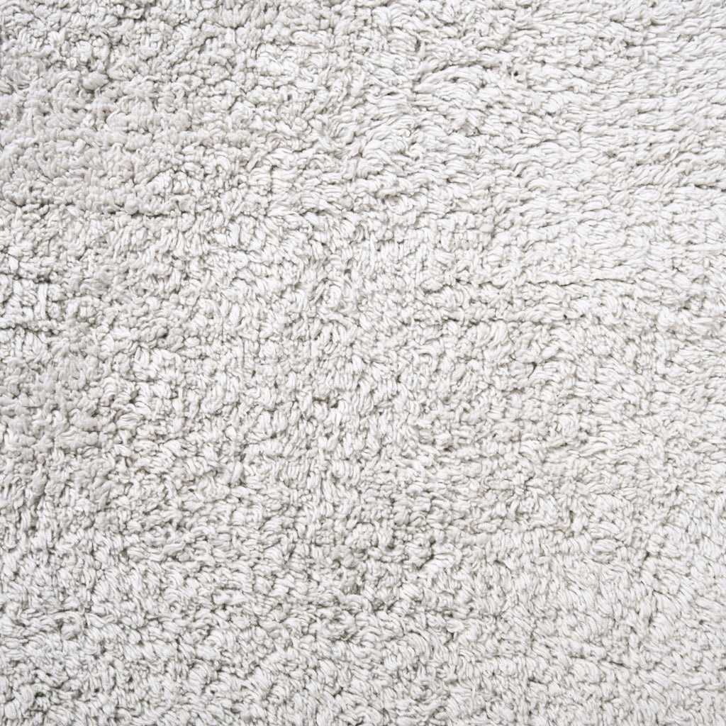 Tufted Cotton Reversible Floor Mat Light Grey 84x50cm Nestasia