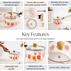 Tulip Saucepan With Lid 1800ml Nestasia