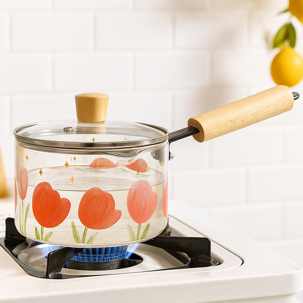 Tulip Saucepan With Lid 1800ml Nestasia