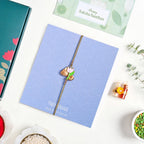 Tulip Tassel Rakhi Gift Set Nestasia