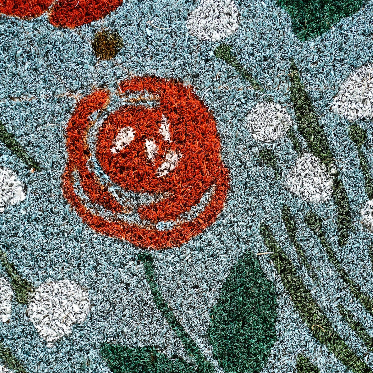 Tulips And Roses Coir Welcome Mat 24x16 Inch Nestasia