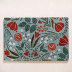 Tulips And Roses Coir Welcome Mat 24x16 Inch Nestasia