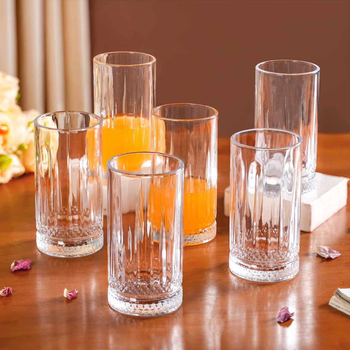 Tall Cocktail Glass Set Of 6 466ml Nestasia