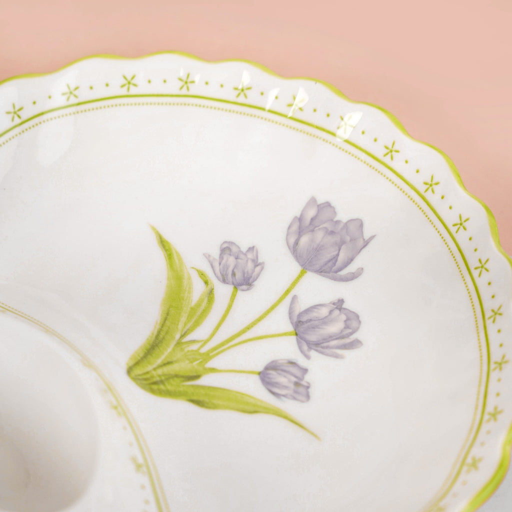 Tuscany Ceramic Section Plates Set Of 2 Nestasia